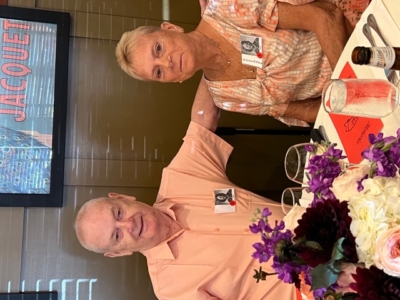 Timothy Poste (Rosemarie's husband) & Rosemarie Poste (photo courtesy of Ken Solano)